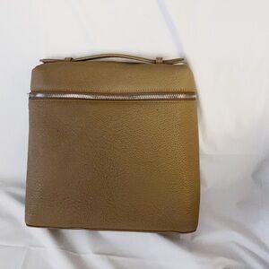 Designer Inspired Etoupe Leather Backpack Bag